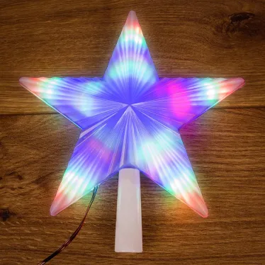 Фигура светодиодная Звезда на елку цвет: RGB, 31 LED, 22 см | 501-001 | NEON-NIGHT