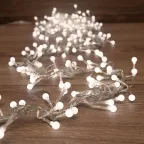 Гирлянда Мишура LED 6 м прозрачный ПВХ, 576 диодов, цвет белый | 303-615 | NEON-NIGHT