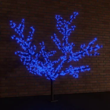 Светодиодное дерево Сакура, высота 2,4м, диаметр кроны 2,0м, RGB светодиоды, контроллер, IP65, понижающий трансформатор в компл.| 531-129 | NEON-NIGHT