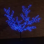 Светодиодное дерево Сакура, высота 1,5 м, диаметр кроны 1,4м, RGB светодиоды, контроллер, IP65, понижающий трансформатор в компл| 531-109 | NEON-NIGHT