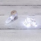                 Гирлянда Роса с прищепкой 3 м, 30 LED, белое свечение, 2хCR2032 в комплекте | 302-015 | NEON-NIGHT
               