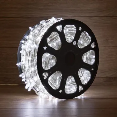 Гирлянда LED Клип-лайт 12 V, прозрачный ПВХ, 150 мм, цвет диодов Белый Flashing (Белый) | 325-165 | NEON-NIGHT
