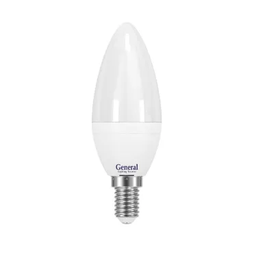 Лампа светодиодная LED  7Вт Е14 220В 4500К GLDEN-CF-7-230-E14-4500 | 638000 | General