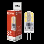                  Лампа сд LED-JC 3Вт 12В G4 4000К 290Лм | 4690612036021 | IN HOME
               