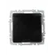 BRITE Розетка с заземлением с защитными шторками и крышкой 16А IP20 РСбш10-3-БрЧ черный