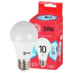 Лампа светодиодная LED 10Вт Е27 4000К smd A60-10w-840-E27_ECO | Б0028005 | ЭРА