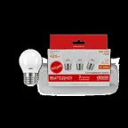 Лампа светодиодная Elementary Шар 6W 3000K E27 (3 лампы в упаковке) LED 1/40 | 53216T | Gauss