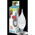 Лампа светодиодная LED-СВЕЧА НА ВЕТРУ-standard 7.5Вт 230В Е14 4000К 675Лм | 4690612004563 | ASD