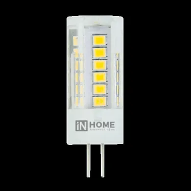 Лампа светодиодная LED-JC-VC 3Вт 12В G4 3000К 260Лм | 4690612019789 | IN HOME