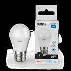                  Лампа светодиодная Elementary Шар 12W 950lm 6500K Е27 LED 1/10/100 | 53232 | Gauss
               