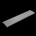 Крышка лотка 400х0,8 L2000 мм "ПЛЮС" INOX304 | KLplus400-0.8-2000 INOX304 | КМ-Профиль