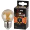 Лампа светодиодная F-LED P45-9W-827-E27 gold (филамент, шар золот, 9Вт, тепл, E27) | Б0047025 | ЭРА