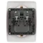 Розетка 2X2P+E Schuko, 16A-250В, Эра12, белый, 12-2106-01