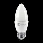                  Лампа светодиодная LED-СВЕЧА-VC 8Вт 230В Е27 3000К 720Лм | 4690612020440 | IN HOME
               