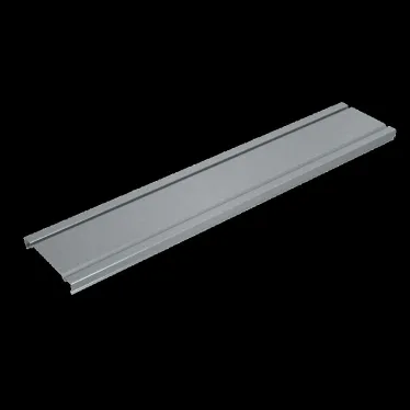 Крышка лотка с двойным замком 3000х400х1,0 "ПЛЮС" HD | D2KLplus400*1.0*3000 HD | КМ-профиль