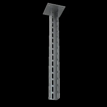 Стойка потолочная усиленная 50х50х800 мм INOX304 | PSTU50-800 INOX304 | КМ - профиль