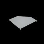 Крышка переходника левого 100-150 мм "ПЛЮС" INOX304 | KPDplus100-150-L INOX304 | КМ - профиль