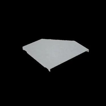 Крышка переходника левого 100-150 мм "ПЛЮС" INOX304 | KPDplus100-150-L INOX304 | КМ - профиль