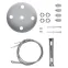 Светильник LED Geometria Quadro SPO-161-W-40K-060 60Вт 4000К 5500Лм IP40 600х80 белый подвесной драйвер внутри