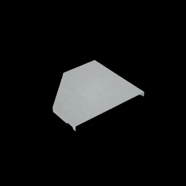 Крышка переходника правого 50-100 мм "ПЛЮС" INOX304 | KPDplus50-100-R INOX304 | КМ - профиль