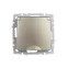 BRITE Розетка с заземлением с защитными шторками и крышкой 16А IP44 РСбш10-3-44-БрШ шампань
