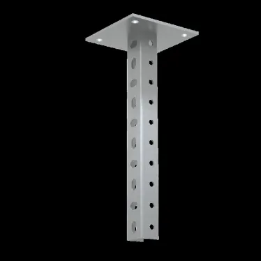 Универсальная потолочная стойка 250 мм INOX304 | UPT250 INOX304 | КМ - профиль