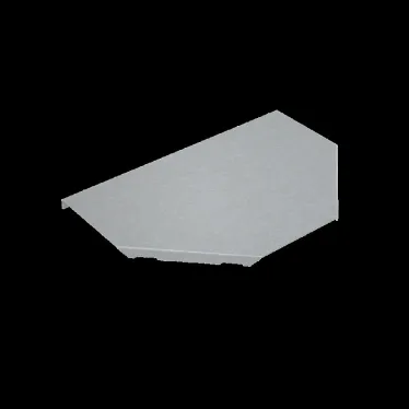 Крышка Т-отвода 150 мм "ПЛЮС" INOX304 | KTDplus150 INOX304 | КМ - профиль