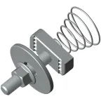 Комплект соединительный 12х50 для STRUT-профиля с конусной пружиной TDZ | ksst12x50-TDZ | EKF