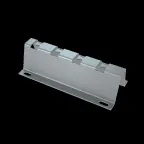                  Универсальная скоба безвинтовая 100 мм INOX | USBV100 INOX | КМ-профиль
               