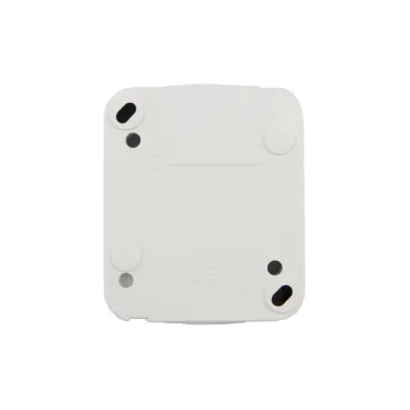 Розетка одноместная Mini OG IP54, с заземлением, о/у, белая