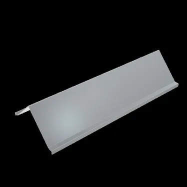 Крышка лотка двускатная 200х1,2 L2000 мм HD | KLZ200-1.2-2000 HD | КМ-Профиль