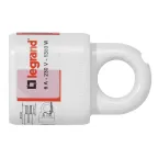                  Розетка 2P 6А, с кольцом, белый Helium | 050166 | Legrand
               