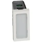                  Одинарная лампочка подсветки - Программа Mosaic - 230 В - 1 модуль - белая | 078501 | Legrand
               