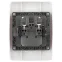 Розетка 2X2P, 16A-250В, Эра12, белый, 12-2107-01