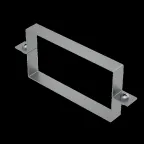                 Держатель крышки лотка 50х100 мм INOX304 | DKU50-100 INOX304 | КМ - профиль
               
