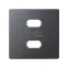 Накладка для зарядного устройства 2xUSB цвета графит S82 | 8221096-038 | Simon