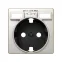 Накладка для розетки Schuko с зарядным устройством 2хUSB цвета шампань S82 | 8200049-034 | Simon