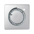                  Simon 82 Накладка для Термостата, S82 Detail алюминий | 82505-93 | Simon
               