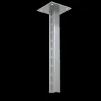                  Стойка потолочная усиленная 800 мм INOX304 | PSTU800 INOX304 | КМ - профиль
               
