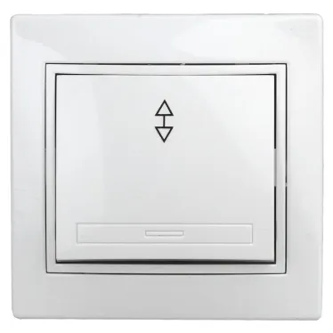 1Э-103-01 Intro Переключатель, 10А-250В, СУ, б.л., Plano, белый | Б0038824 | Intro
