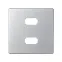 Simon 82 Накладка для коннектора 2*USB 2.0 типа А, "мама", S82 Detail, алюминий | 8201090-093 | Simon