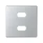 Simon 82 Накладка для коннектора 2*USB 2.0 типа А, "мама", S82, S82N, алюминий | 8201090-033 | Simon