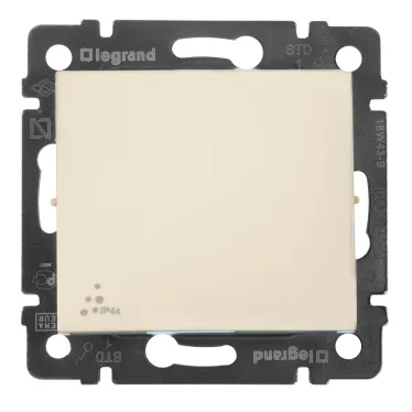 VALENA Выключатель 10А 250В IP44 слоновая кость