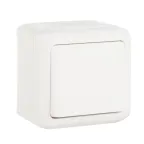                  Quteo Кнопка 1 клавиша IP44 наружный белая 6А
               