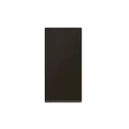 Кнопочный выключатель Mosaic 1 модуль - 6 A - матовый черный