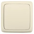 Выключатель открытой установки, одноклавишный, цвет слоновая кость | ВА16-111-01 | HEGEL