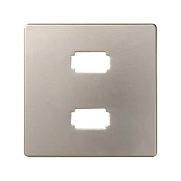 Simon 82 Накладка для коннектора 2*USB 2.0 типа А, "мама", S82, S82N, шампань | 8201090-034 | Simon