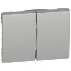 Лицевая панель Galea Life двойная Aluminium