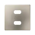 Накладка для зарядного устройства 2xUSB цвета шампань S82 | 8221096-034 | Simon