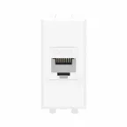 Avanti Розетка компьютерная RJ-45 без шторки модульная кат.6 Белое облако 1 модуль